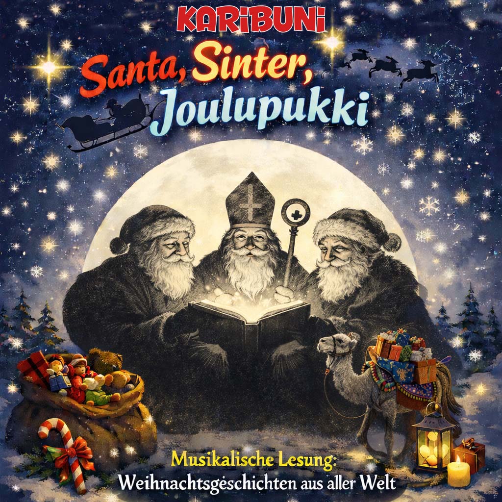 Santa, Sinter, Joulupukki Musikalische Lesung Weihnachtsgeschichten aus aller Welt