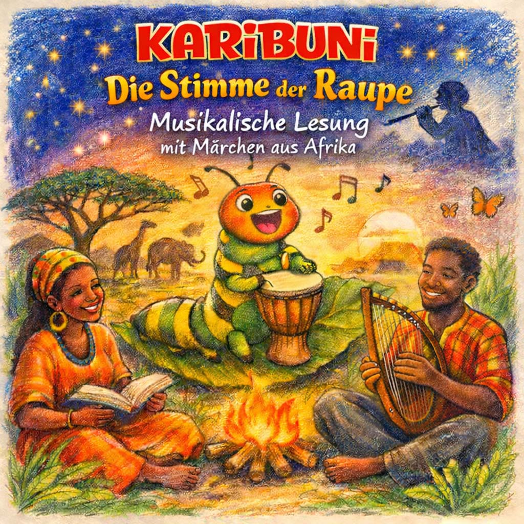 Die Stimme der Raupe Musikalische Lesung mit Märchen aus Afrika-Karibuni